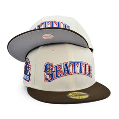 New Era Seattle Mariners 30th ANN Walnut Brown Gray 59Fifty 5950 Patch Fitted