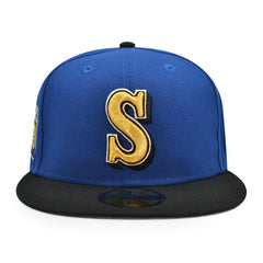 Seattle Mariners 40th Anniversary Exclusive New Era 59Fifty Fitted Hat -Songbird/Black