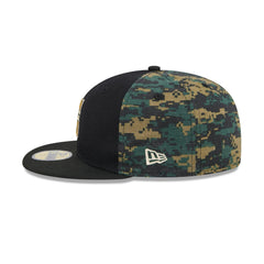 New Era Seattle Mariners Digi Camo Gold Grey Green Camo 59Fifty 5950 Patch