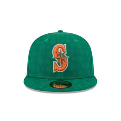 New Era Seattle Mariners St. Patrick's Day 2025 Green Gray 59Fifty 5950 Fitted