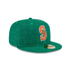 New Era Seattle Mariners St. Patrick's Day 2025 Green Gray 59Fifty 5950 Fitted