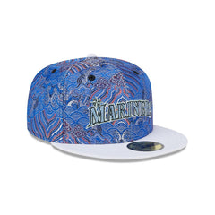 New Era Seattle Mariners Jacquard Crown White Gray 59Fifty 5950 Patch Fitted Hat