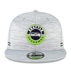 New Era Seattle Seahawks '20 NFL Gray Green 9Fifty 950 Patch Snapback Cap Hat