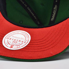 Mitchell And Ness Seattle Supersonics NBA FRONT LOADED Green Red Patch Snapback