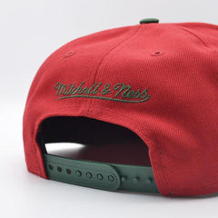 Mitchell And Ness Seattle Supersonics JUMBOTRON Maroon Green Gray Patch Snapback