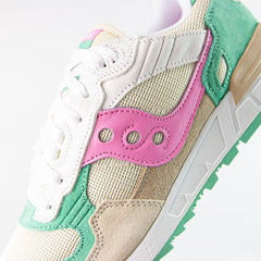 Saucony Shadow 5000 Beige Pink Green White Sneaker Shoe Trainer