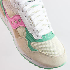 Saucony Shadow 5000 Beige Pink Green White Sneaker Shoe Trainer