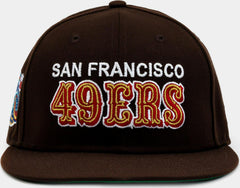 New Era San Francisco 49ers Brown White Green Blue Red 59Fifty 5950 Patch Fitted