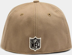 New Era Las Vegas Raiders Khaki Black White Green 59Fifty 5950 Patch Fitted Cap