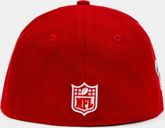 New Era San Francisco 49ers Red White Grey 59Fifty 5950 Patch Fitted Cap Hat