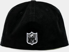 New Era Las Vegas Raiders Black Corduroy White Blue 59Fifty 5950 Patch Fitted