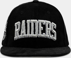 New Era Las Vegas Raiders Everyday Corduroy White Grey 59Fifty 5950 Patch Fitted