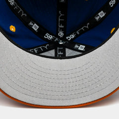 New Era Houston Astros Blue Orange White Red 59Fifty 5950 Patch Fitted Cap Hat