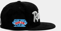New Era Las Vegas Raiders Black Cord Silver White Blue 59Fifty 5950 Patch Fitted