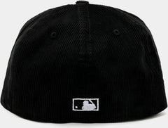 New Era Houston Astros Corduroy Black Orange White 59Fifty 5950 Patch Fitted Cap