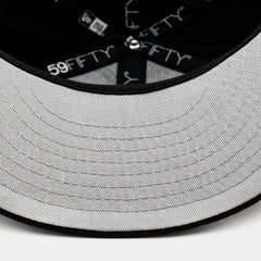 New Era San Francisco 49ers Black Red White 59Fifty 5950 Patch Fitted Cap Hat