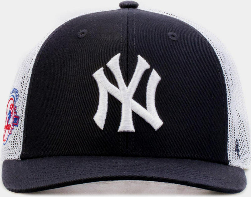 47 Brand NY Yankees Trucker Blue White Red Grey 9Fifty 950 Patch Snapback