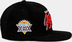 New Era San Francisco 49ers SBXXIX Corduroy Red White 59Fifty 5950 Patch Fitted