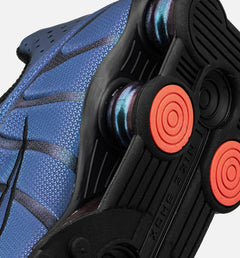 Nike Shox R4 Black Hot Punch Blue Grey HQ3446-001 Sneaker Shoe Trainer