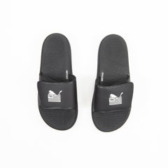 Puma Soft Ride X TMC Black White Slide Sandal Mule Slipper