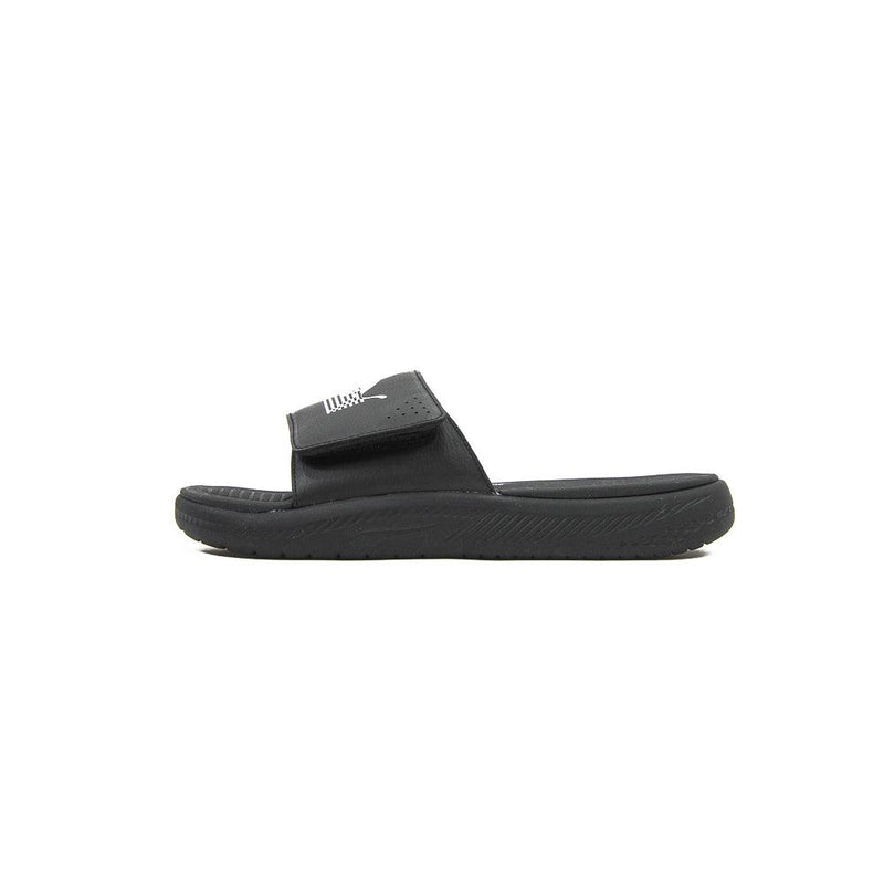 Puma Soft Ride X TMC Black White Slide Sandal Mule Slipper