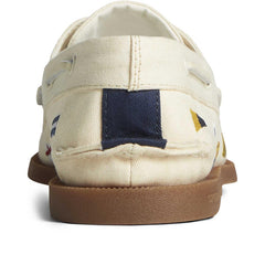 Sperry Topsider SC A/O Nautical Flags Blanc Casse STS25704 Casual Shoes