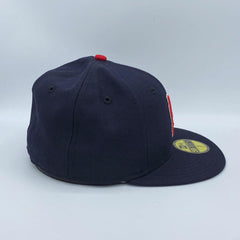 New Era St. Louis Cardinals Navy Blue Red White 59Fifty 5950 Patch Fitted