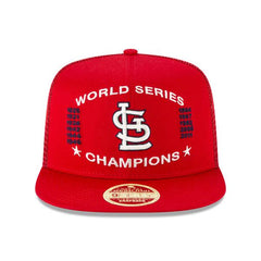 New Era St.Louis Cardinals Trucker Red Black White 9Fifty 950 Patch Snapback Hat