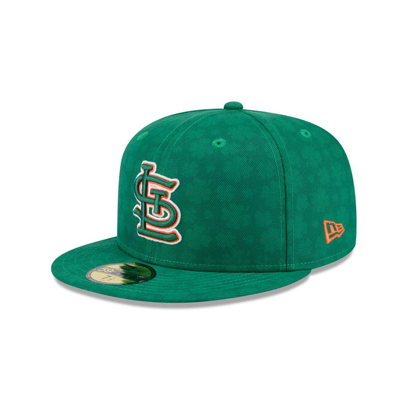 New Era St. Louis Cardinals St. Patrick's Day 2025 Green Day 59Fifty 5950 Fitted