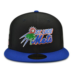 New Era St. Lucie Mets 30th Anni Royal Blue Green 59Fifty 5950 Patch Fitted Hat