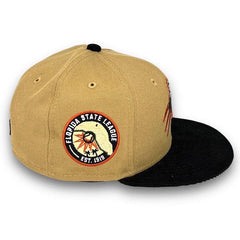 New Era St. Lucie Mets Camel Corduroy Grey White Orange Black 59Fifty 5950 Patch