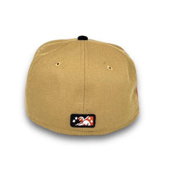 New Era St. Lucie Mets Camel Corduroy Grey White Orange Black 59Fifty 5950 Patch