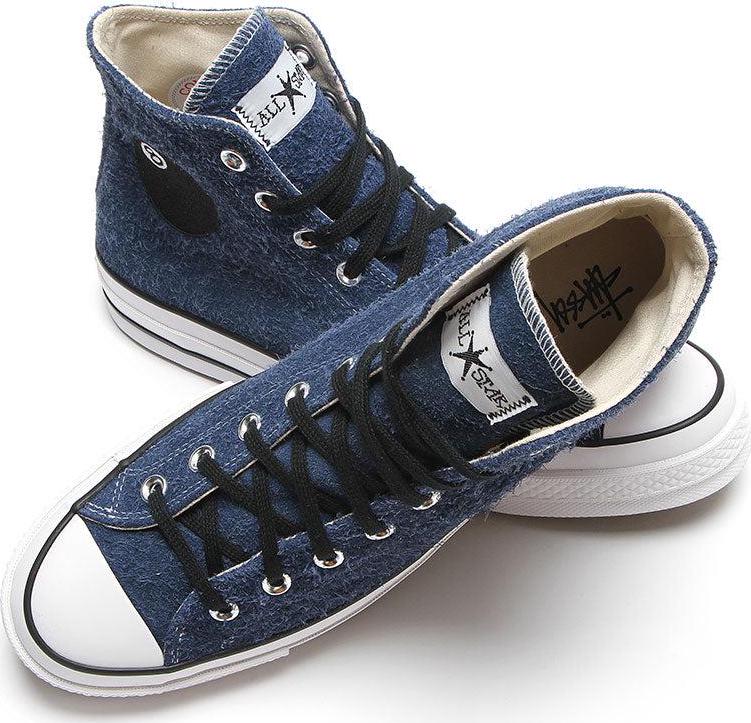 Converse Stussy Chuck 70 Hi 8-Ball Blue White Black Brown A03711C Sneaker Shoe