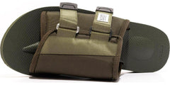 Suicoke KAW-Cab Olive Green Grey White OG-081CAB Slide Sandal Slippers