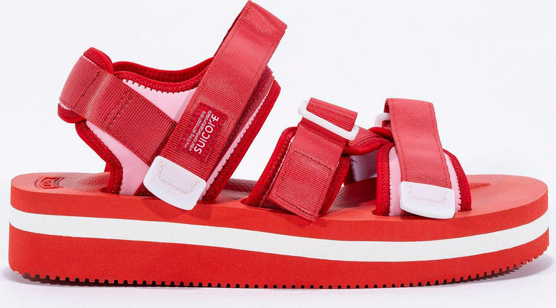 Suicoke Kisee-VPO Red Pink White OG-044VPO Slide Sandal Slippers