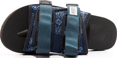 Suicoke Moto-Cab In Navy Blue Black White OG-056CAB Slide Sandal Slippers
