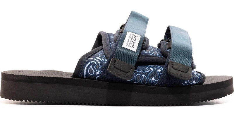 Suicoke Moto-Cab In Navy Blue Black White OG-056CAB Slide Sandal Slippers