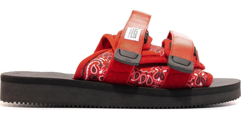 Suicoke Moto-Cab Red Black OG-056CAB Slide Sandal Slippers