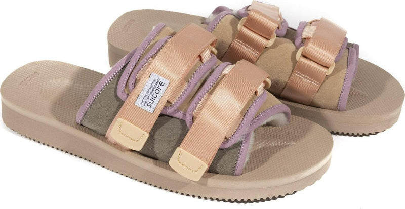 Suicoke Moto-MaB Beige Grey Pink Purple OG-056MAB Slide Sandal Slippers
