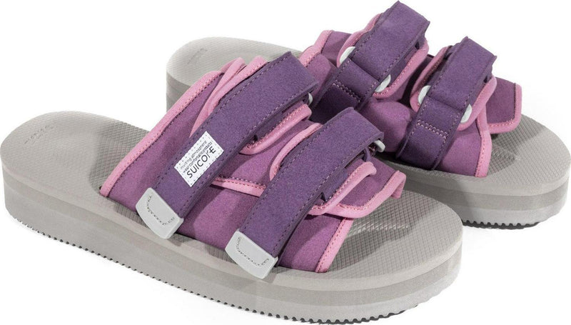 Suicoke Moto-Po In Pink Purple Grey OG-056PO Slide Sandal Slippers
