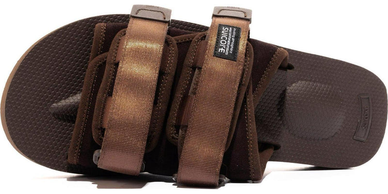 Suicoke Moto-VS Brown Beige OG-056VS Slide Slippers Sandals
