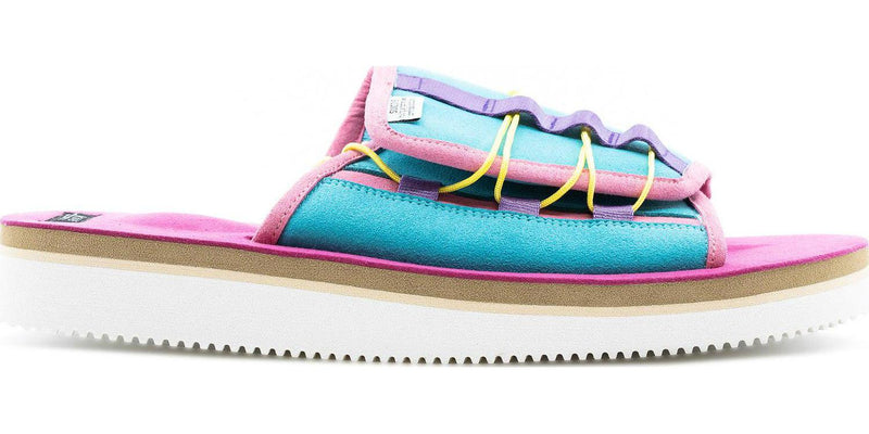 Suicoke Olas-Ecs Turquoise Pink Blue Purple OG-154-A Slide Slippers Sandals