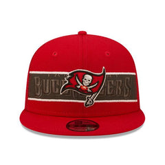 New Era Tampa Bay Buccaneers White Gray Brown 9Fifty 950 Mesh Trucker Snapback