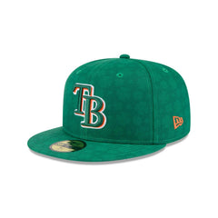 New Era Tampa Bay Rays St. Patrick's Day 2025 Green Gray 59Fifty 5950 Fitted Hat