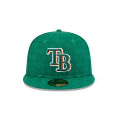New Era Tampa Bay Rays St. Patrick's Day 2025 Green Gray 59Fifty 5950 Fitted Hat