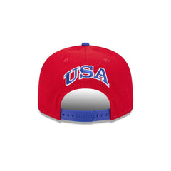 New Era Team USA '24 Olympics 9Fifty 950 Patch Blue White Grey Bkack Snapback