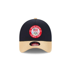 New Era Team USA Olympics Green Grey Yellow Red White 9Forty 940 Patch Snapback