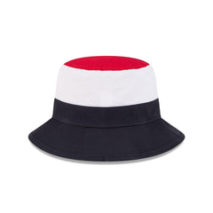 New Era Team USA Olympics Color Blue White Red Block Bucket Hat