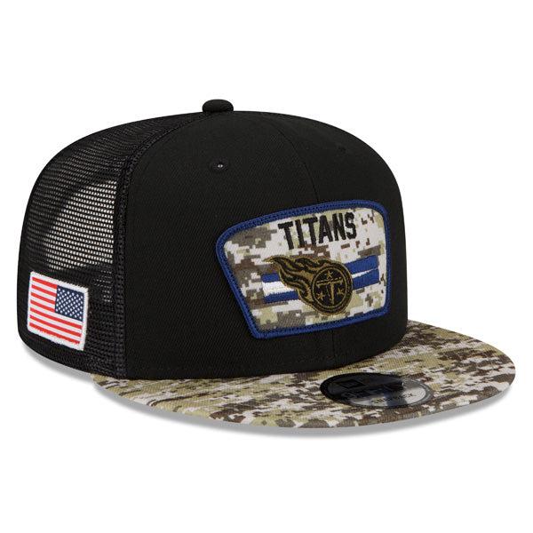 New Era Tennessee Titans Black Camo Green Blue Red 9Fifty 950 Patch Snapback