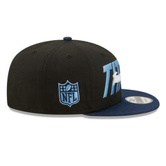 New Era Tennessee Titans '22 NFL Black Blue Grey White 9Fifty 950 Patch Snapback
